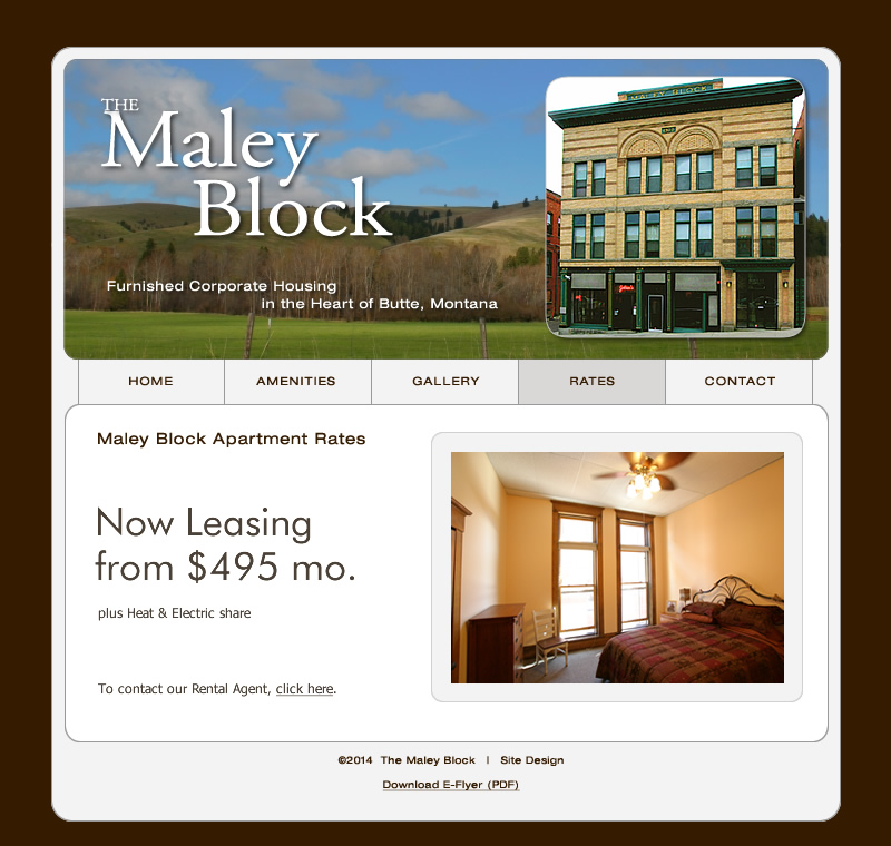 The Maley Block - Butte, Montana Corporate Housing